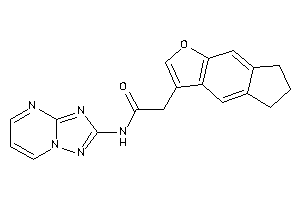 2-(6,7-dihydro-5H-cyclopenta[f]benzofuran-3-yl)-N-([1,2,4]triazolo[1,5-a]pyrimidin-2-yl)acetamide