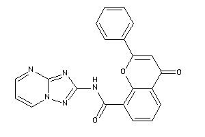 4-keto-2-phenyl-N-([1,2,4]triazolo[1,5-a]pyrimidin-2-yl)chromene-8-carboxamide