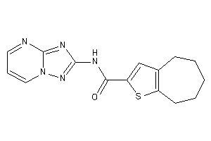 N-([1,2,4]triazolo[1,5-a]pyrimidin-2-yl)-5,6,7,8-tetrahydro-4H-cyclohepta[b]thiophene-2-carboxamide