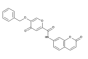 5-benzoxy-4-keto-N-(2-ketochromen-7-yl)pyran-2-carboxamide