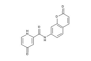 4-keto-N-(2-ketochromen-7-yl)-1H-pyridine-2-carboxamide