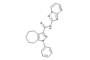 1-phenyl-N-([1,2,4]triazolo[1,5-a]pyrimidin-2-yl)-5,6,7,8-tetrahydro-4H-cyclohepta[c]pyrazole-3-carboxamide