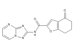 Image of 4-keto-N-([1,2,4]triazolo[1,5-a]pyrimidin-2-yl)-6,7-dihydro-5H-benzofuran-2-carboxamide