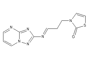 3-[3-([1,2,4]triazolo[1,5-a]pyrimidin-2-ylimino)propyl]-4-thiazolin-2-one