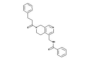 N-[(7-hydrocinnamoyl-6,8-dihydro-5H-2,7-naphthyridin-4-yl)methyl]benzamide