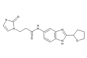 3-(2-keto-4-thiazolin-3-yl)-N-[2-(tetrahydrofuryl)-1H-benzimidazol-5-yl]propionamide