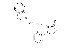 4-[3-(2-naphthoxy)propyl]-3-pyrazin-2-yl-1,2,4-oxadiazol-5-one