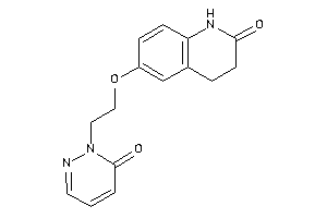 6-[2-(6-ketopyridazin-1-yl)ethoxy]-3,4-dihydrocarbostyril