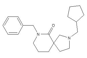 9-benzyl-2-(cyclopentylmethyl)-2,9-diazaspiro[4.5]decan-10-one
