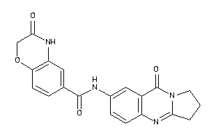 3-keto-N-(9-keto-2,3-dihydro-1H-pyrrolo[2,1-b]quinazolin-7-yl)-4H-1,4-benzoxazine-6-carboxamide