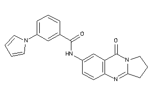 N-(9-keto-2,3-dihydro-1H-pyrrolo[2,1-b]quinazolin-7-yl)-3-pyrrol-1-yl-benzamide