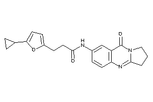 3-(5-cyclopropyl-2-furyl)-N-(9-keto-2,3-dihydro-1H-pyrrolo[2,1-b]quinazolin-7-yl)propionamide