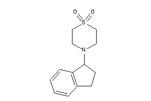 4-indan-1-yl-1,4-thiazinane 1,1-dioxide