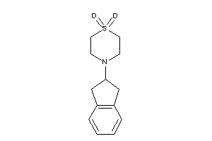 4-indan-2-yl-1,4-thiazinane 1,1-dioxide