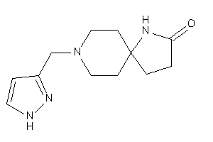 8-(1H-pyrazol-3-ylmethyl)-4,8-diazaspiro[4.5]decan-3-one