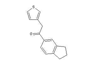 1-indan-5-yl-2-(3-thienyl)ethanone