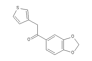 1-(1,3-benzodioxol-5-yl)-2-(3-thienyl)ethanone