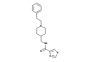 N-[(1-phenethyl-4-piperidyl)methyl]thiazole-4-carboxamide