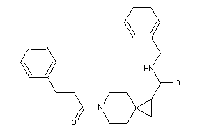 N-benzyl-6-hydrocinnamoyl-6-azaspiro[2.5]octane-1-carboxamide