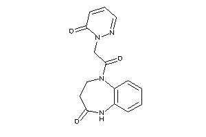 1-[2-(6-ketopyridazin-1-yl)acetyl]-3,5-dihydro-2H-1,5-benzodiazepin-4-one