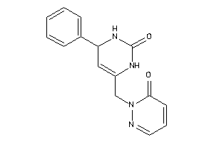 Image of 2-[(2-keto-4-phenyl-3,4-dihydro-1H-pyrimidin-6-yl)methyl]pyridazin-3-one
