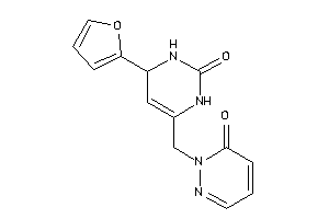Image of 2-[[4-(2-furyl)-2-keto-3,4-dihydro-1H-pyrimidin-6-yl]methyl]pyridazin-3-one