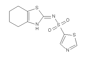 Image of N-(4,5,6,7-tetrahydro-3H-1,3-benzothiazol-2-ylidene)thiazole-5-sulfonamide