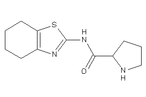 N-(4,5,6,7-tetrahydro-1,3-benzothiazol-2-yl)pyrrolidine-2-carboxamide