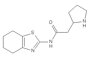 2-pyrrolidin-2-yl-N-(4,5,6,7-tetrahydro-1,3-benzothiazol-2-yl)acetamide