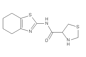 N-(4,5,6,7-tetrahydro-1,3-benzothiazol-2-yl)thiazolidine-4-carboxamide