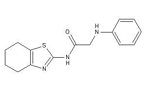 2-anilino-N-(4,5,6,7-tetrahydro-1,3-benzothiazol-2-yl)acetamide