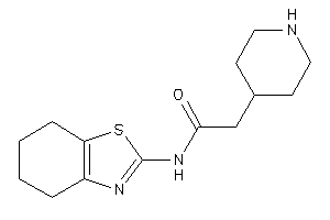 2-(4-piperidyl)-N-(4,5,6,7-tetrahydro-1,3-benzothiazol-2-yl)acetamide