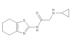 2-(cyclopropylamino)-N-(4,5,6,7-tetrahydro-1,3-benzothiazol-2-yl)acetamide