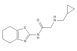 2-(cyclopropylmethylamino)-N-(4,5,6,7-tetrahydro-1,3-benzothiazol-2-yl)acetamide