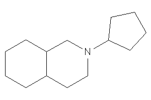 2-cyclopentyl-3,4,4a,5,6,7,8,8a-octahydro-1H-isoquinoline