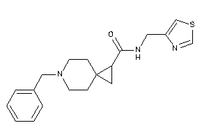 6-benzyl-N-(thiazol-4-ylmethyl)-6-azaspiro[2.5]octane-2-carboxamide