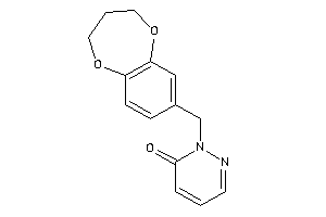 2-(3,4-dihydro-2H-1,5-benzodioxepin-7-ylmethyl)pyridazin-3-one