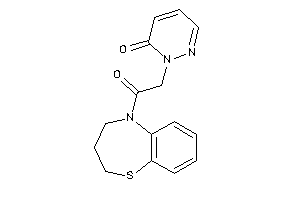 2-[2-(3,4-dihydro-2H-1,5-benzothiazepin-5-yl)-2-keto-ethyl]pyridazin-3-one