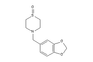 4-piperonyl-1,4-thiazinane 1-oxide