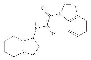 2-indolin-1-yl-N-indolizidin-1-yl-2-keto-acetamide