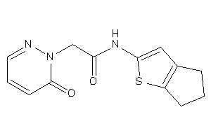 N-(5,6-dihydro-4H-cyclopenta[b]thiophen-2-yl)-2-(6-ketopyridazin-1-yl)acetamide