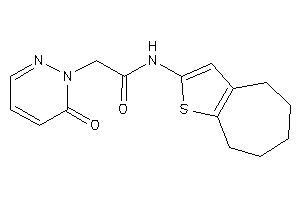 2-(6-ketopyridazin-1-yl)-N-(5,6,7,8-tetrahydro-4H-cyclohepta[b]thiophen-2-yl)acetamide