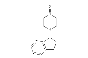 Image of 4-indan-1-yl-1,4-thiazinane 1-oxide