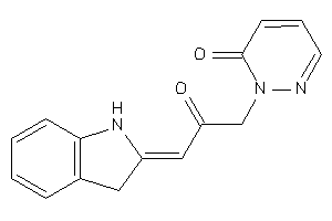 2-(3-indolin-2-ylidene-2-keto-propyl)pyridazin-3-one