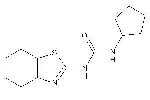 1-cyclopentyl-3-(4,5,6,7-tetrahydro-1,3-benzothiazol-2-yl)urea