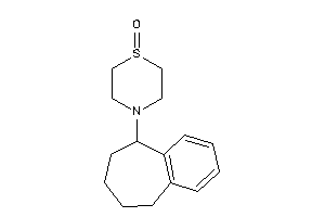 4-(6,7,8,9-tetrahydro-5H-benzocyclohepten-9-yl)-1,4-thiazinane 1-oxide
