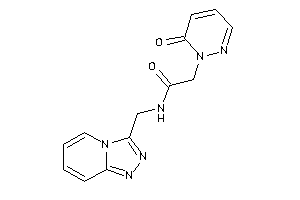 2-(6-ketopyridazin-1-yl)-N-([1,2,4]triazolo[4,3-a]pyridin-3-ylmethyl)acetamide