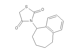 3-(6,7,8,9-tetrahydro-5H-benzocyclohepten-9-yl)thiazolidine-2,4-quinone