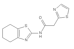 N-(4,5,6,7-tetrahydro-1,3-benzothiazol-2-yl)-2-thiazol-2-yl-acetamide