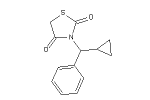 3-[cyclopropyl(phenyl)methyl]thiazolidine-2,4-quinone